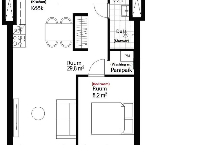 Apartment Modern In Tallinn, Telliskivi Reval